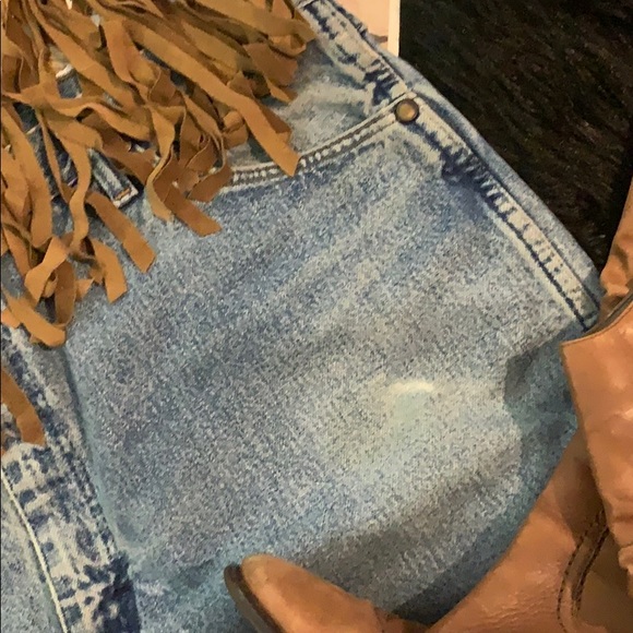 1970 Vintage Wrangler High Waisted Cutoffs 38x18 - Picture 8 of 8